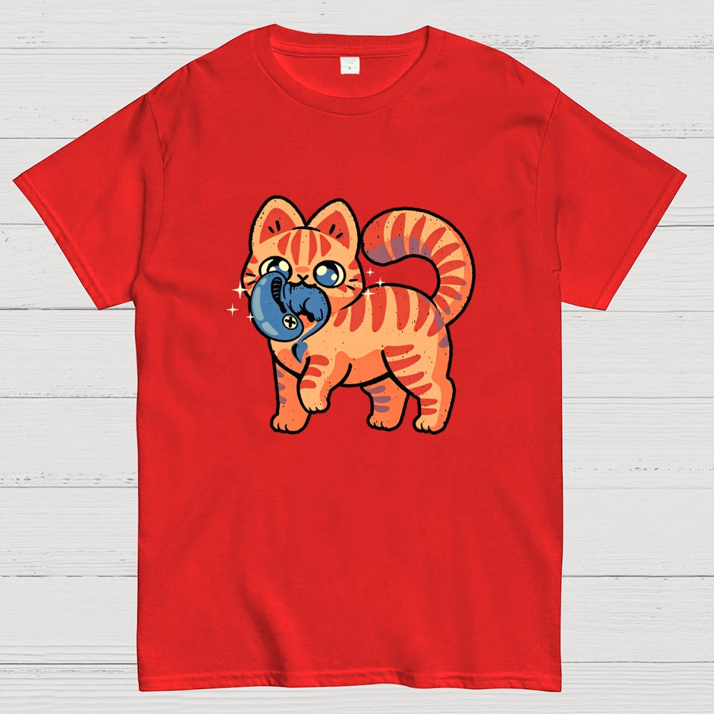 Cute Alien Cat  T-Shirt