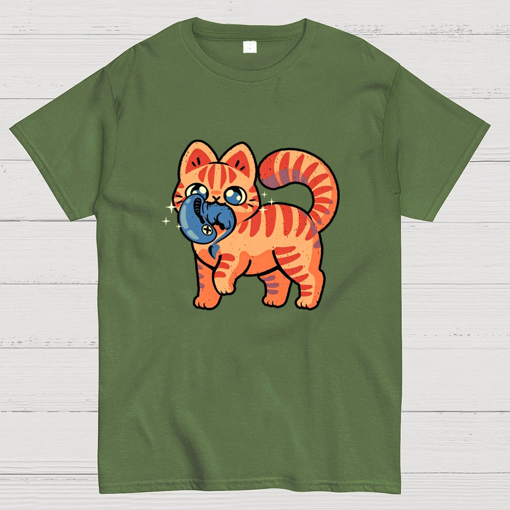 Cute Alien Cat  T-Shirt
