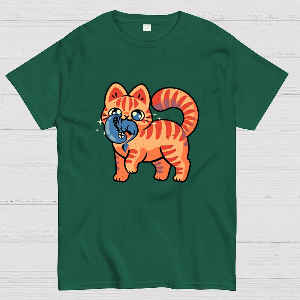 Cute Alien Cat  T-Shirt