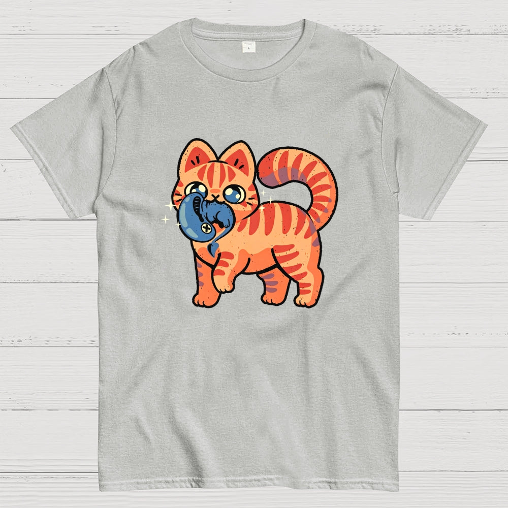 Cute Alien Cat  T-Shirt