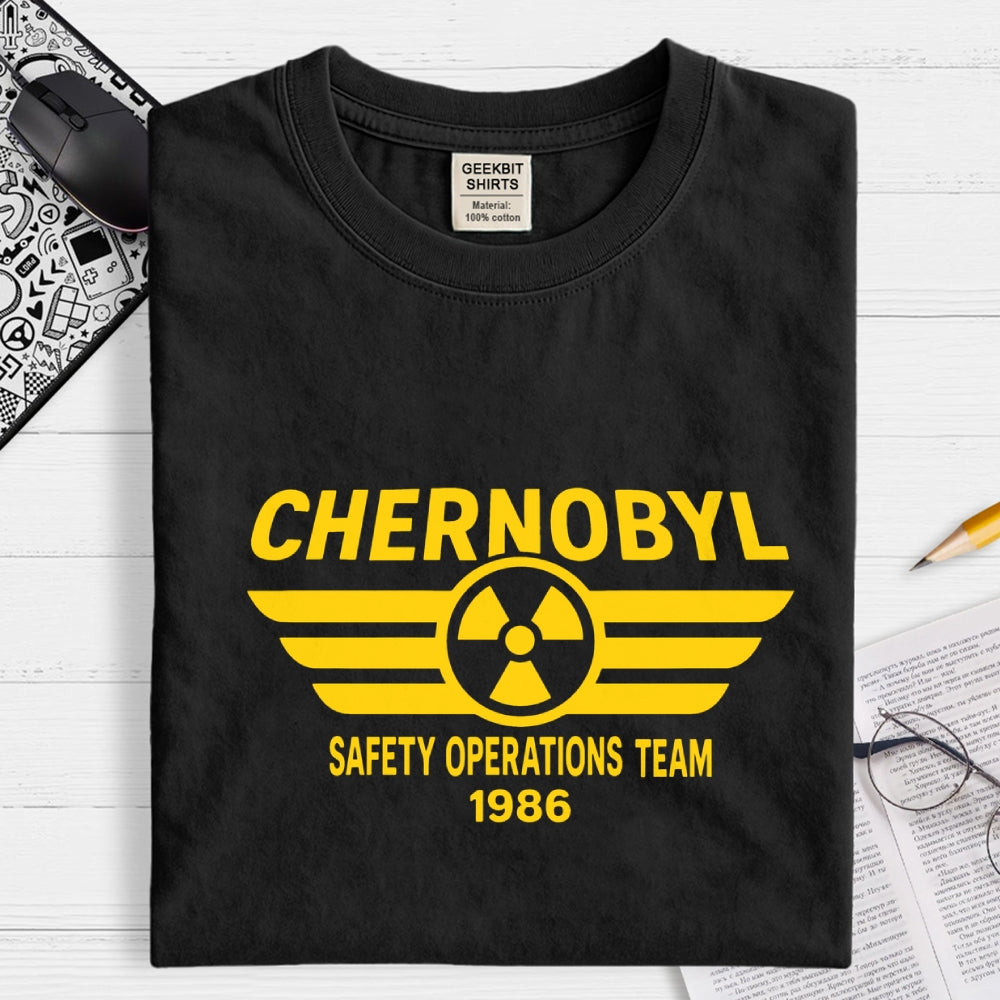 Chernobyl Safety Operations Team 1986  T-Shirt