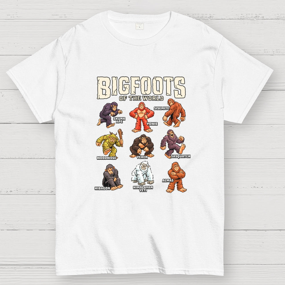 Bigfoots of the World  T-Shirt