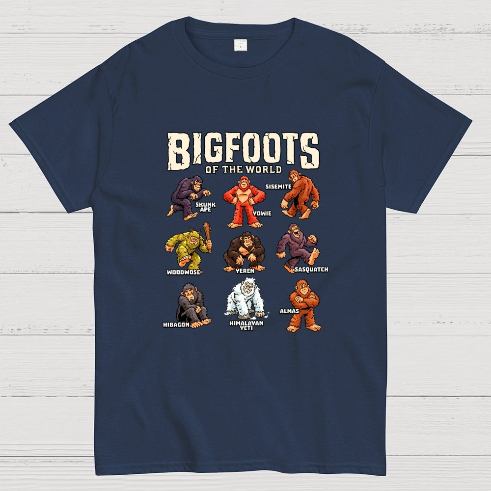 Bigfoots of the World  T-Shirt