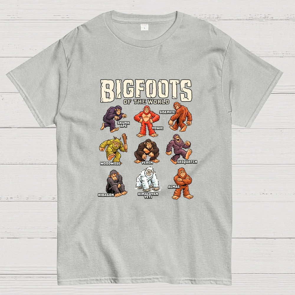 Bigfoots of the World  T-Shirt