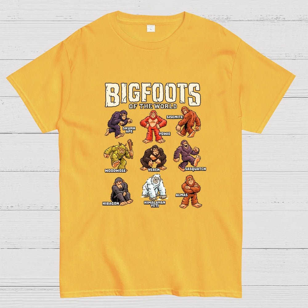 Bigfoots of the World  T-Shirt