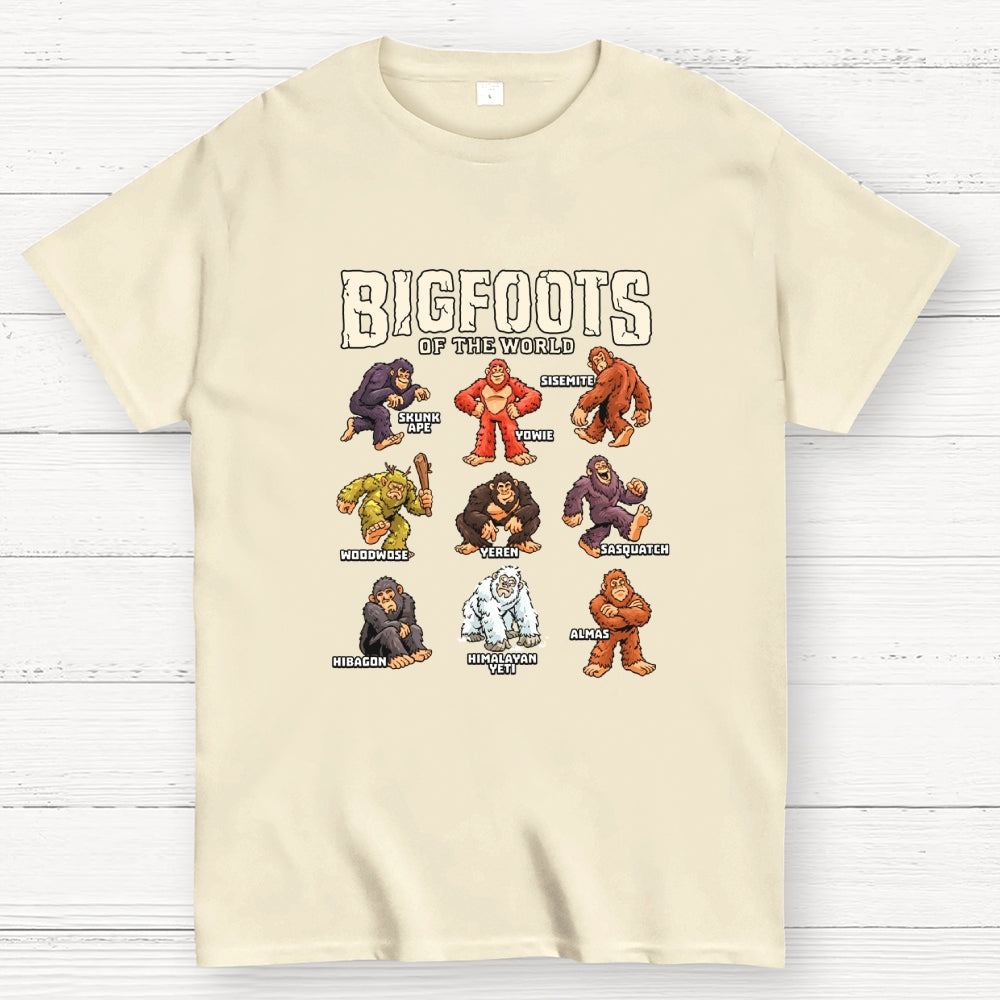 Bigfoots of the World  T-Shirt