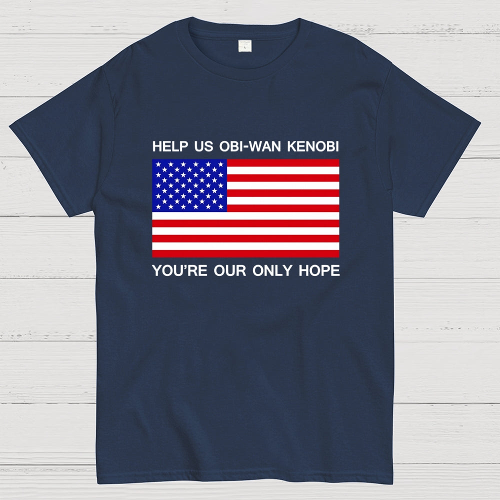 Help Us Obi-Wan  T-Shirt