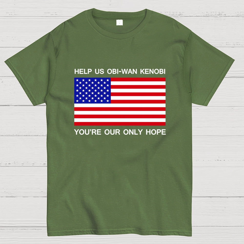 Help Us Obi-Wan  T-Shirt