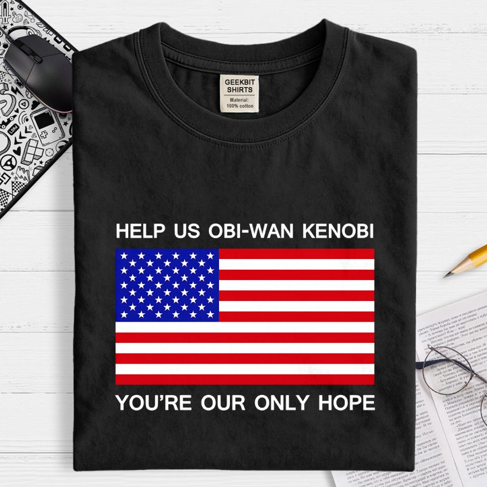 Help Us Obi-Wan  T-Shirt