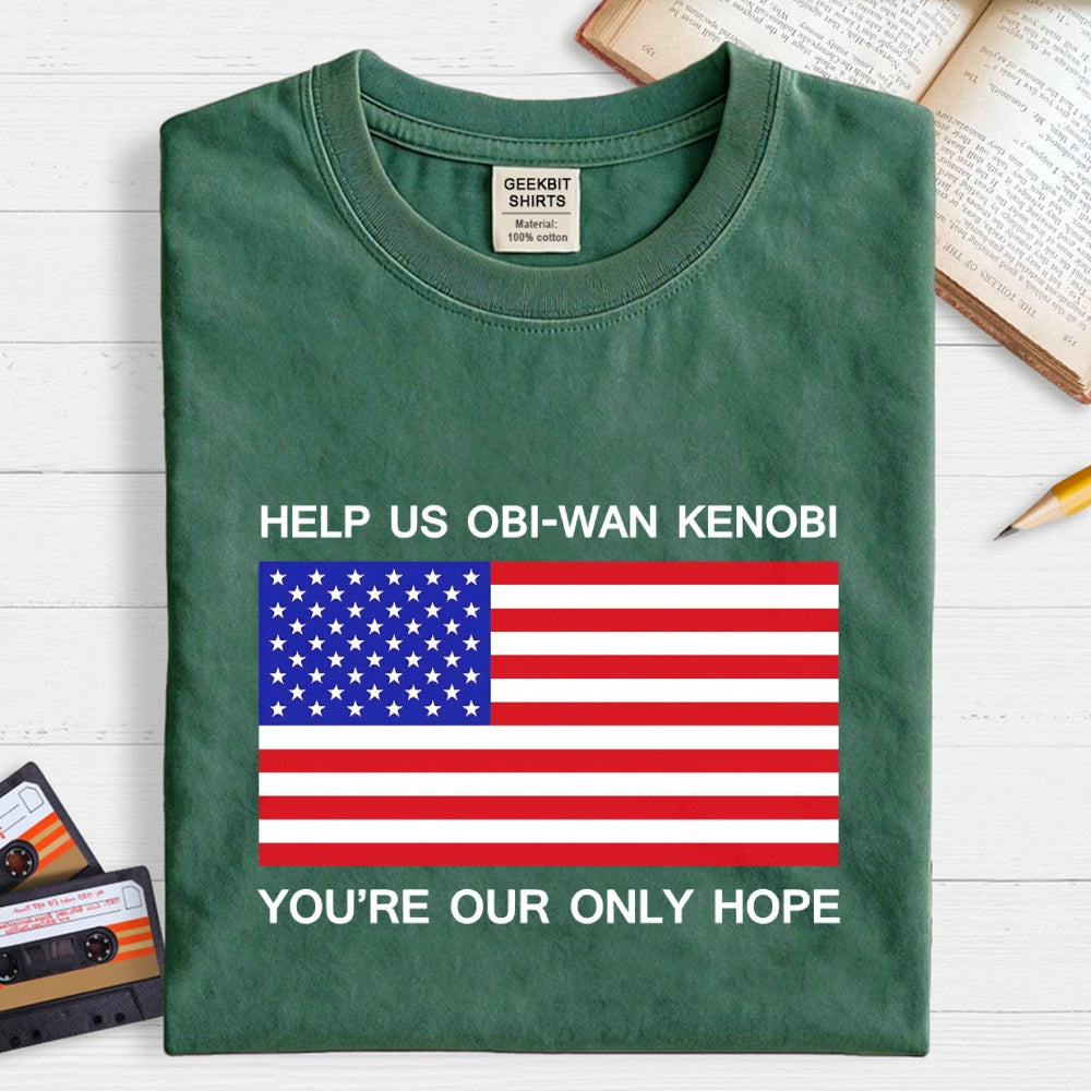 Help Us Obi-Wan  T-Shirt