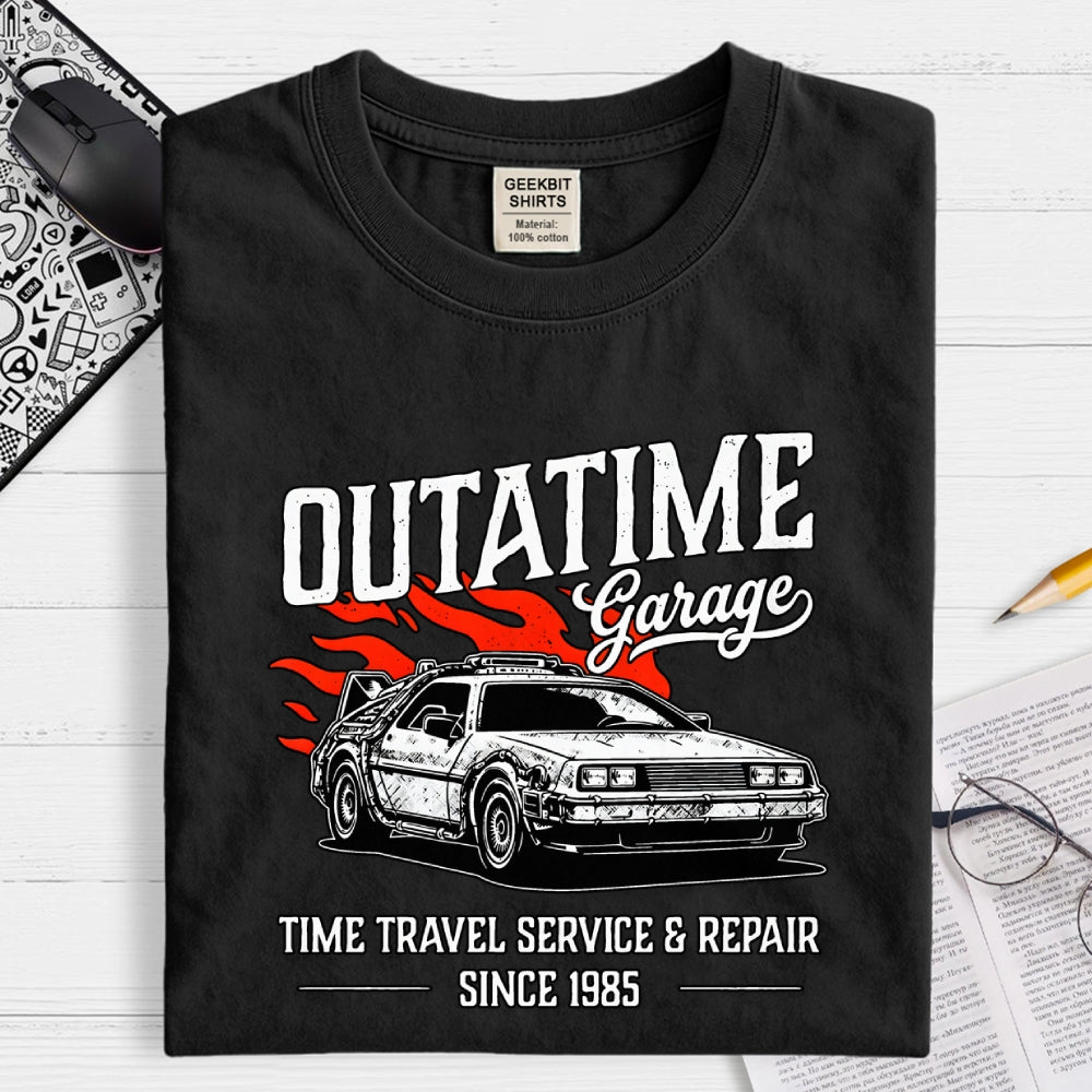 Outatime Garage  T-Shirt