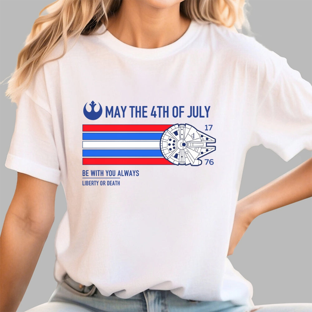 May The 4th Of July Art Print  T-Shirt