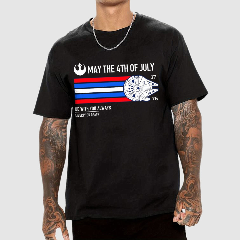 May The 4th Of July Art Print  T-Shirt