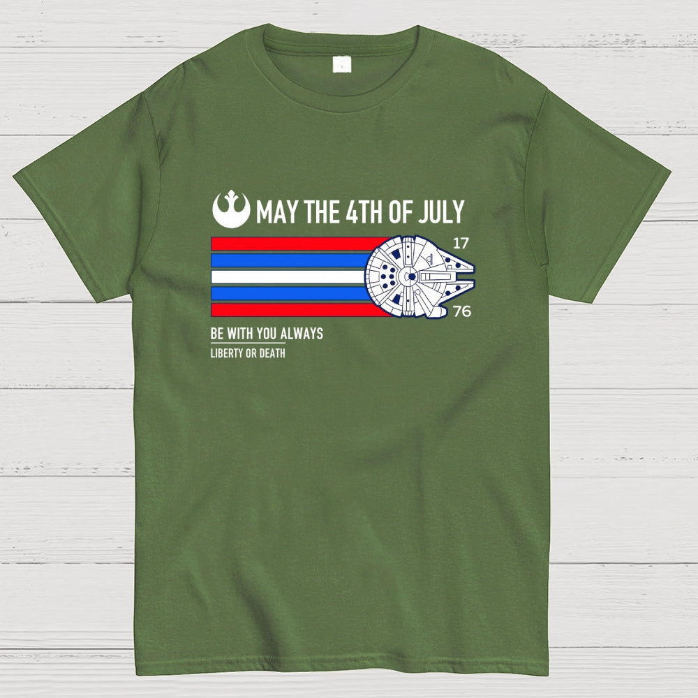 May The 4th Of July Art Print  T-Shirt
