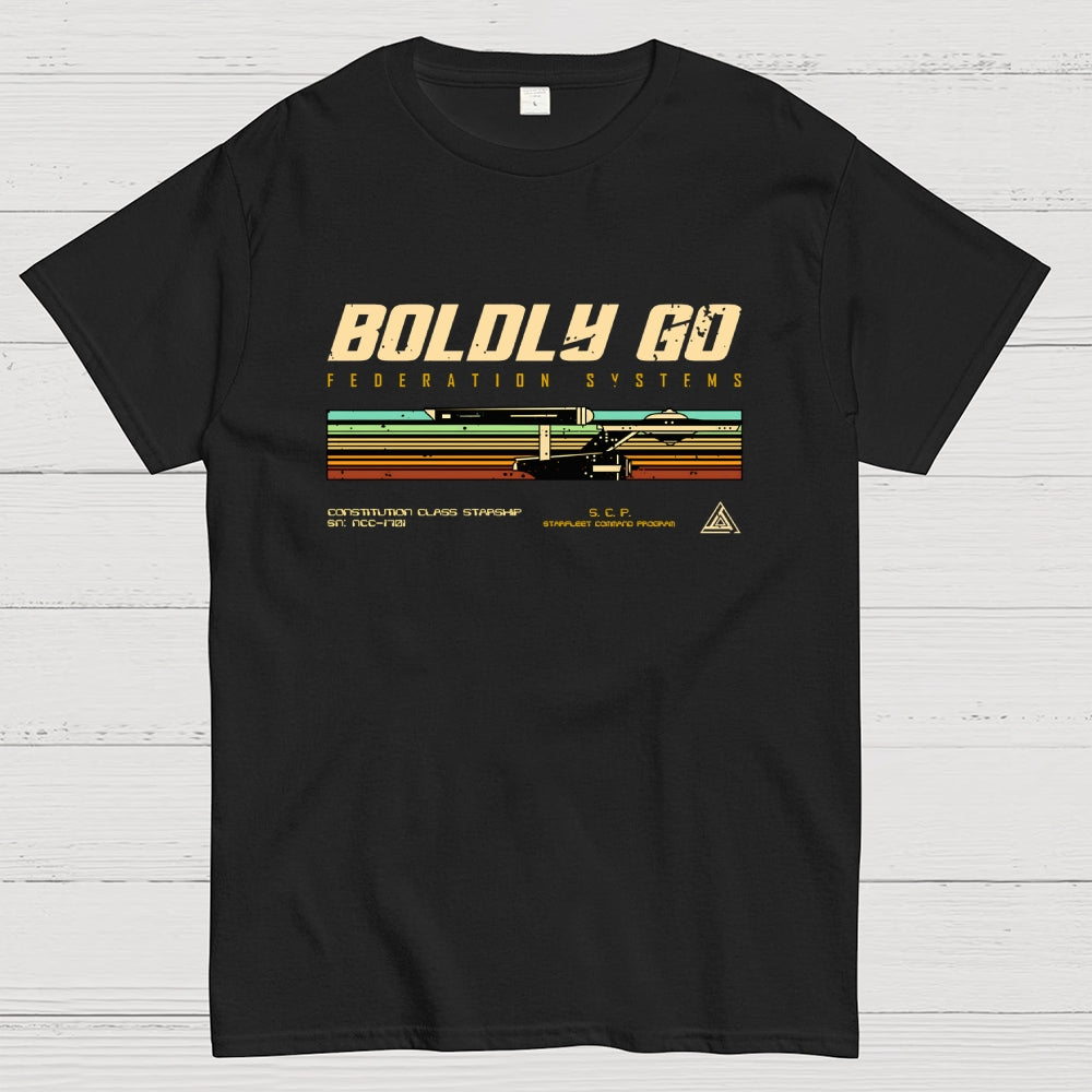Retro Vintage Starship  T-Shirt