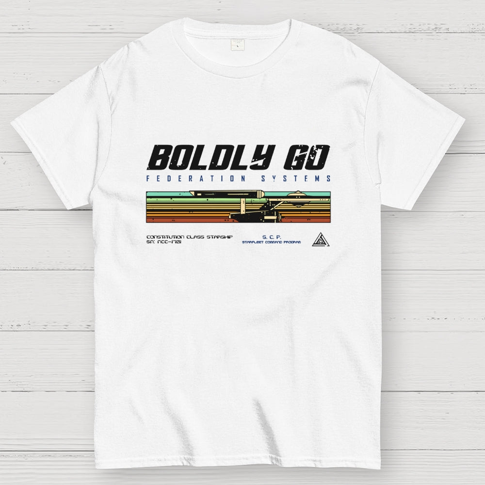Retro Vintage Starship  T-Shirt