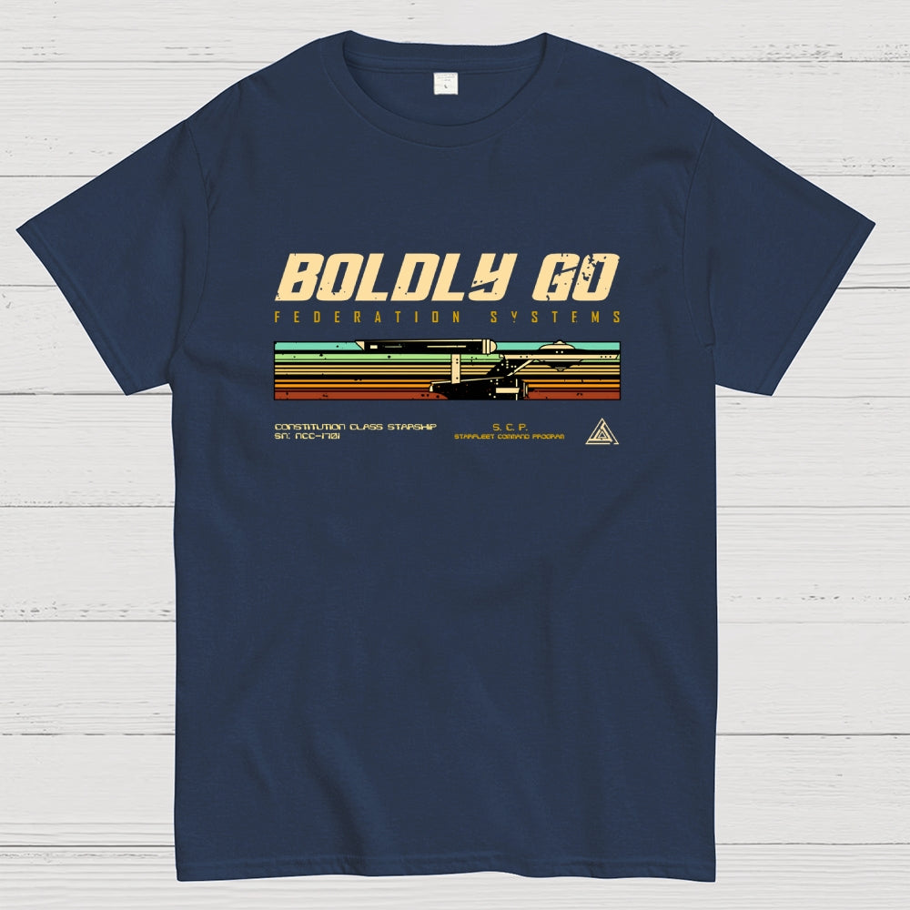 Retro Vintage Starship  T-Shirt