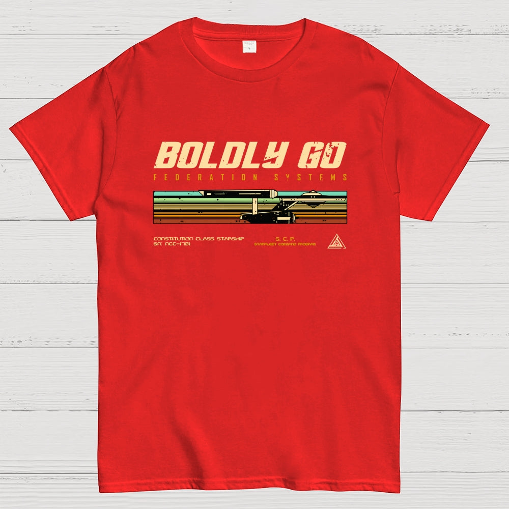 Retro Vintage Starship  T-Shirt