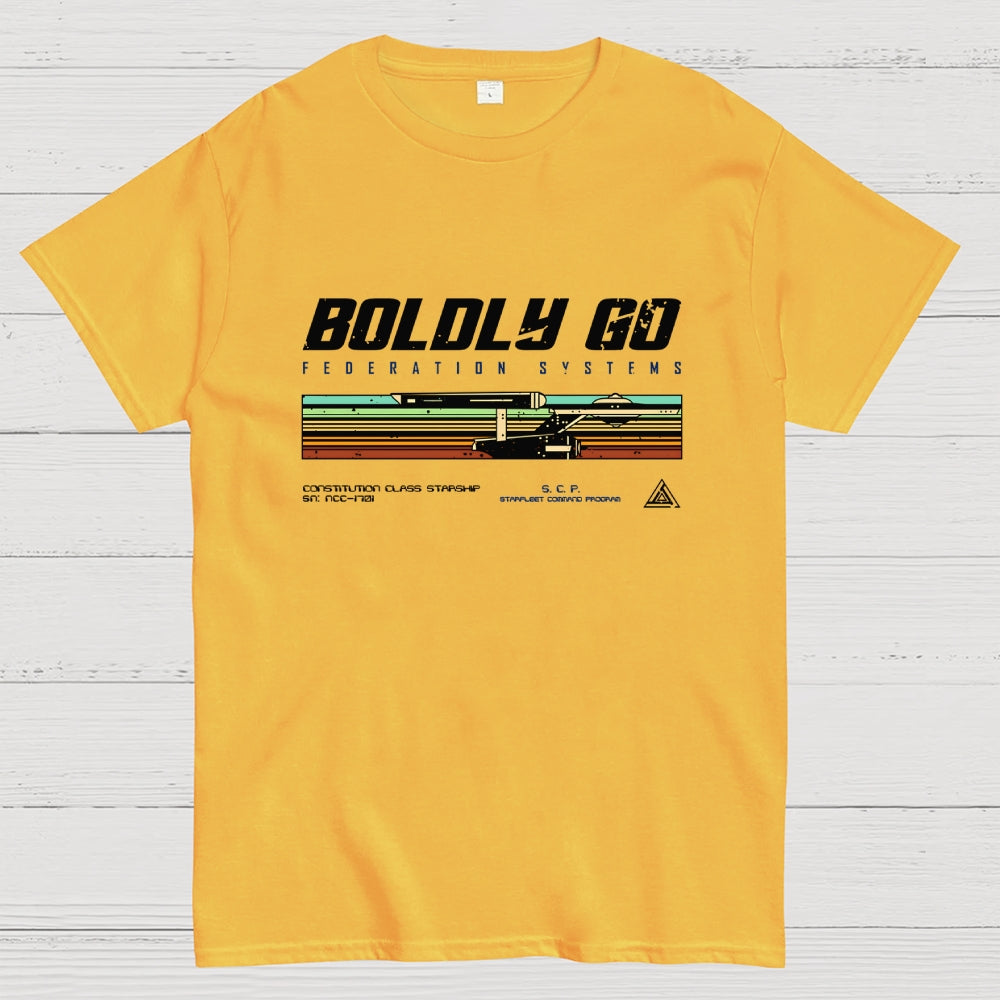 Retro Vintage Starship  T-Shirt