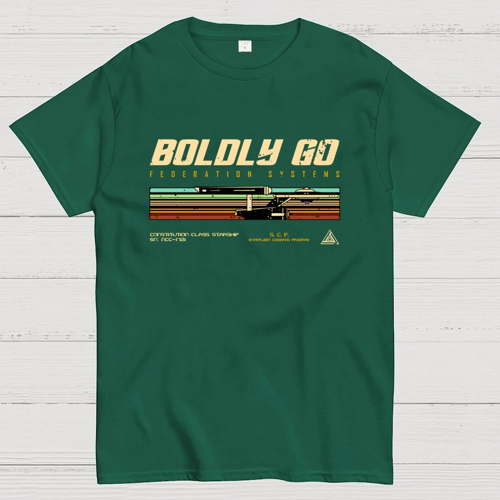 Retro Vintage Starship  T-Shirt
