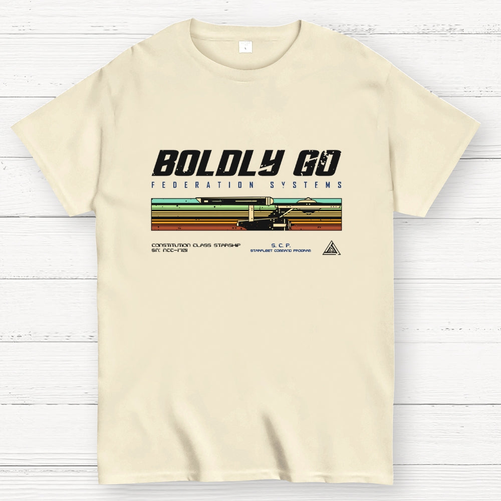 Retro Vintage Starship  T-Shirt