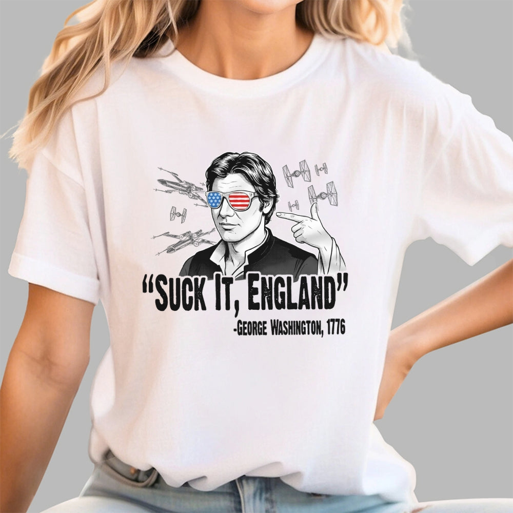 Funny 4th of July Tee Shirt humor fourth independence day George Washington 1776 Art Print Art Print  T-Shirt