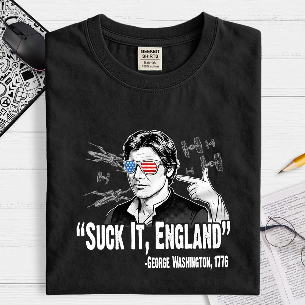 Funny 4th of July Tee Shirt humor fourth independence day George Washington 1776 Art Print Art Print  T-Shirt