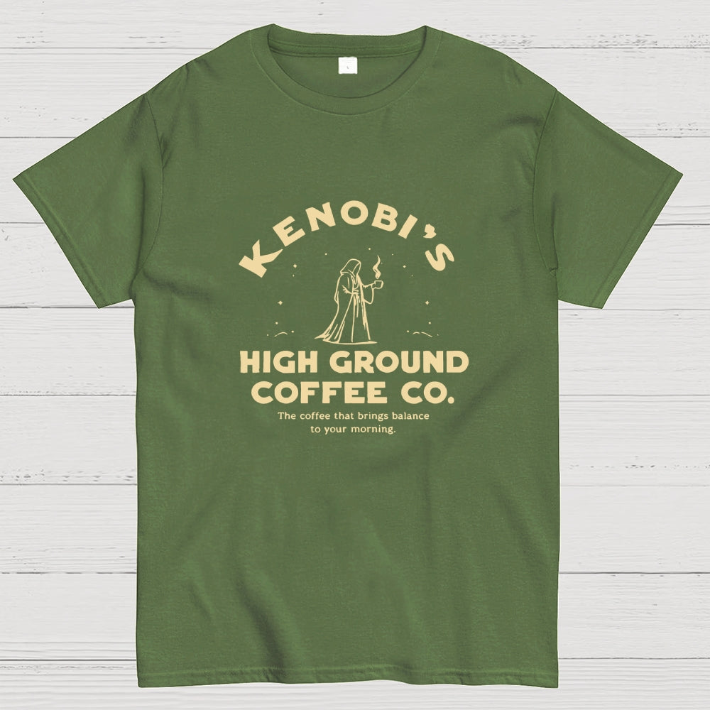 Kenobi's High Ground Coffee Co.  T-Shirt