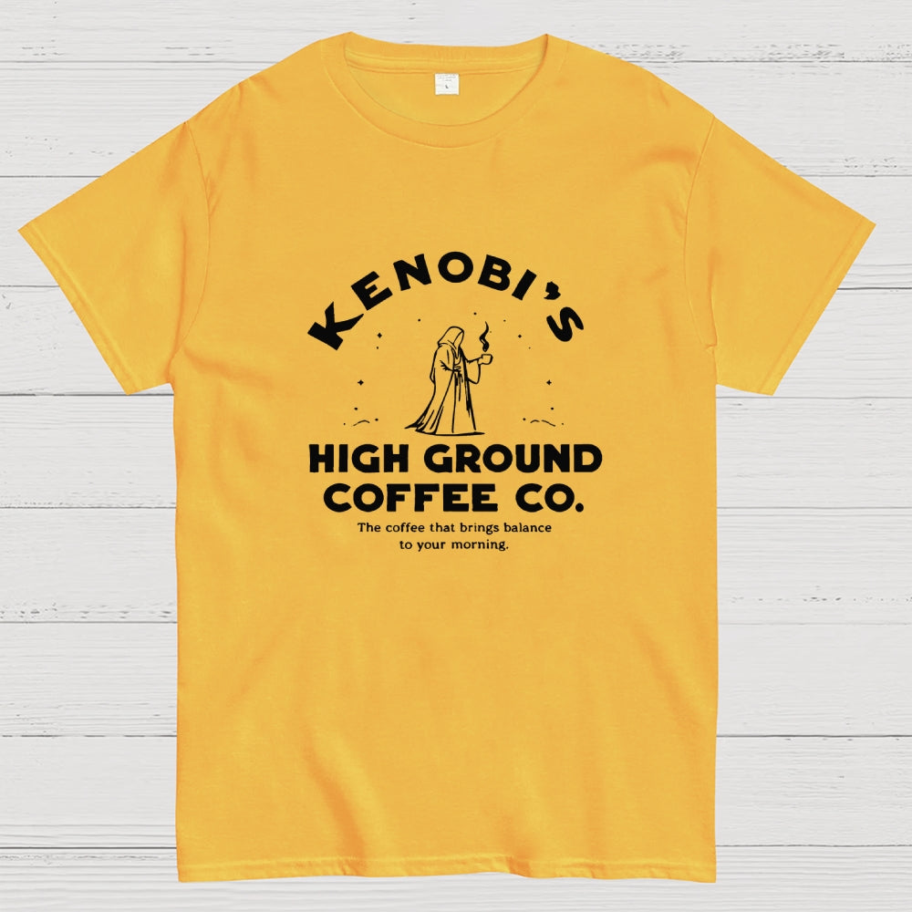 Kenobi's High Ground Coffee Co.  T-Shirt