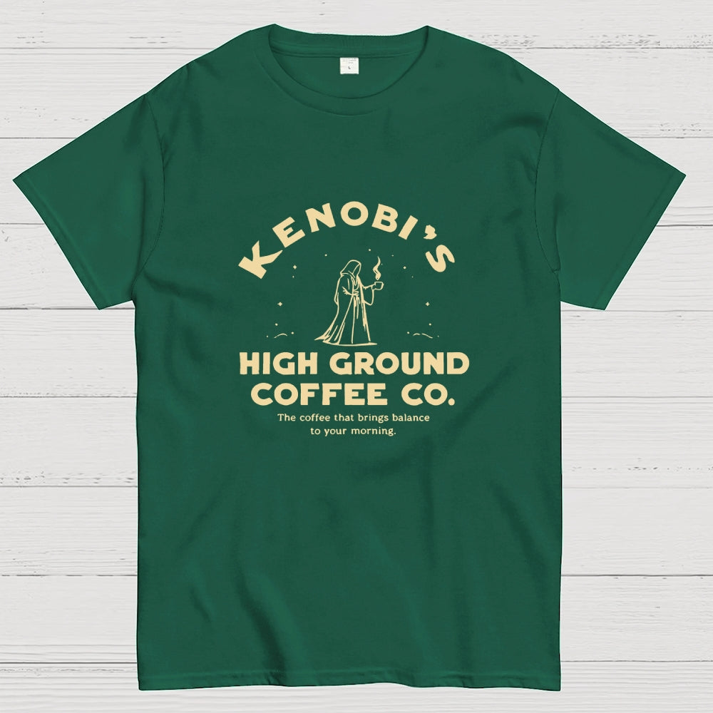 Kenobi's High Ground Coffee Co.  T-Shirt