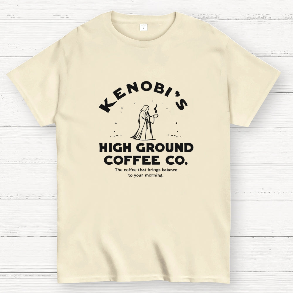 Kenobi's High Ground Coffee Co.  T-Shirt