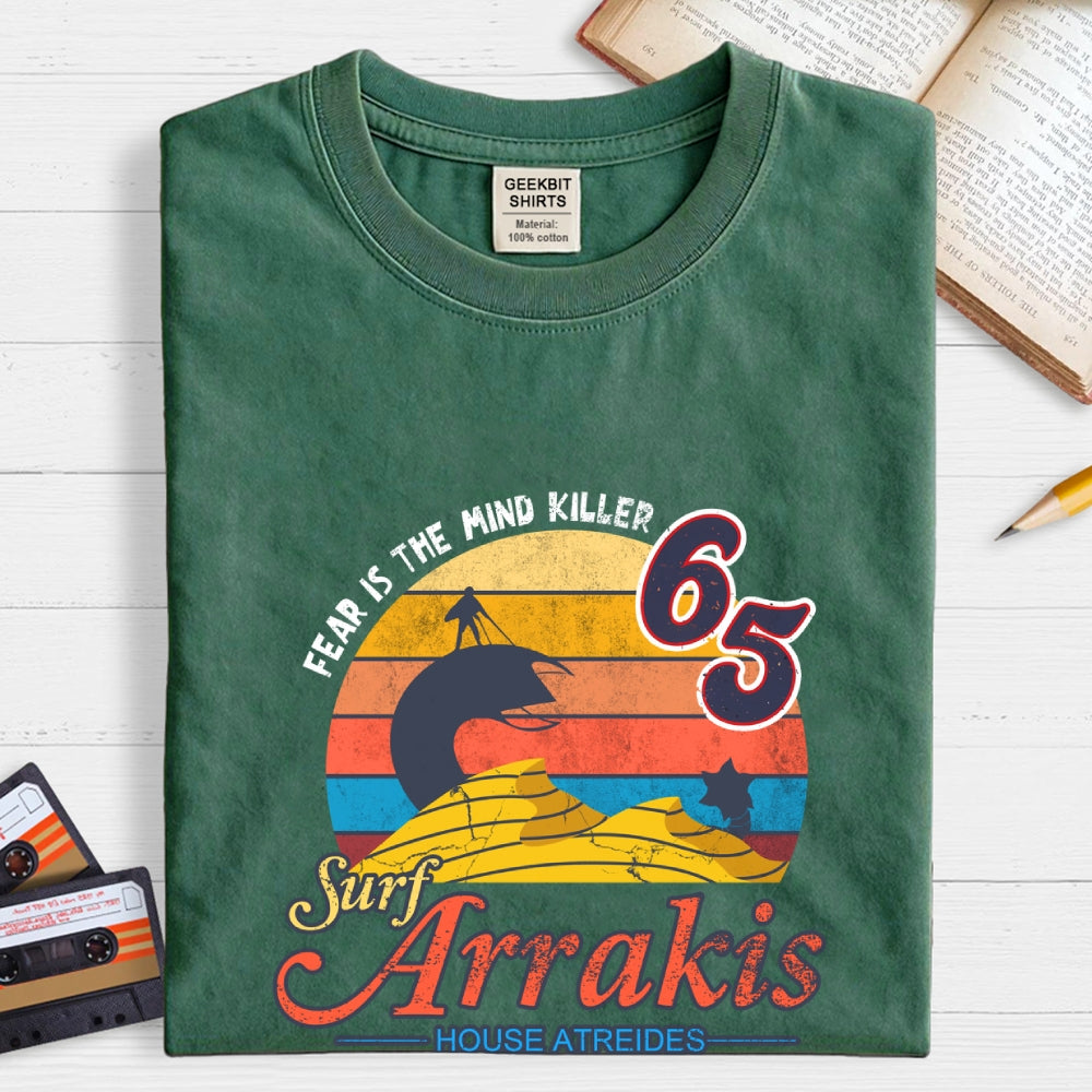 Visit Arrakis-Fear Is The Mind Killer  T-Shirt