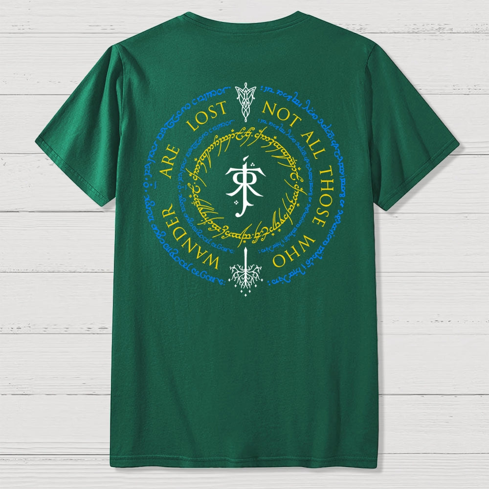 Keeper of Middle-earth Front And Back Printing  T-Shirt
