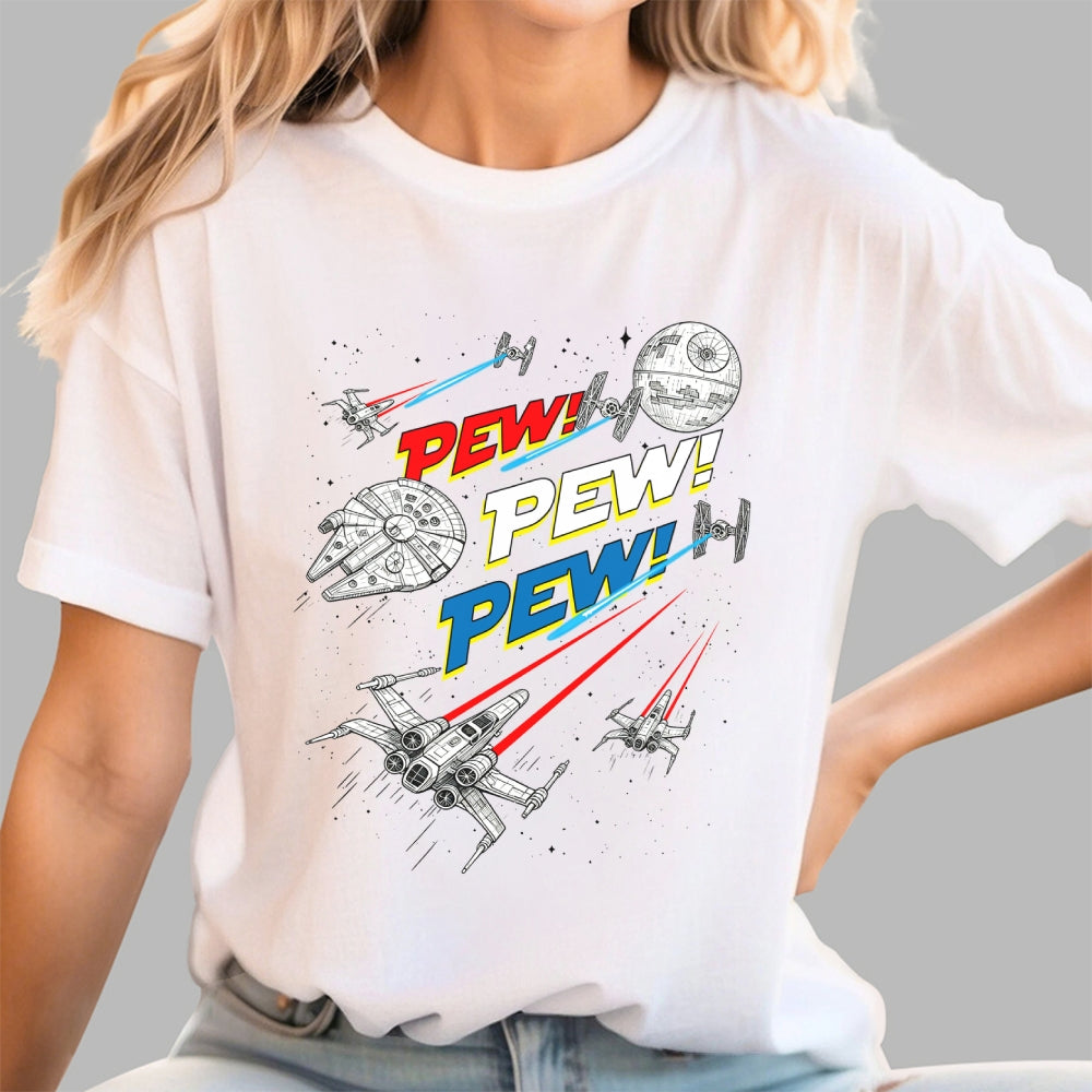 Pew Pew Pew Galaxy Patrol  T-Shirt
