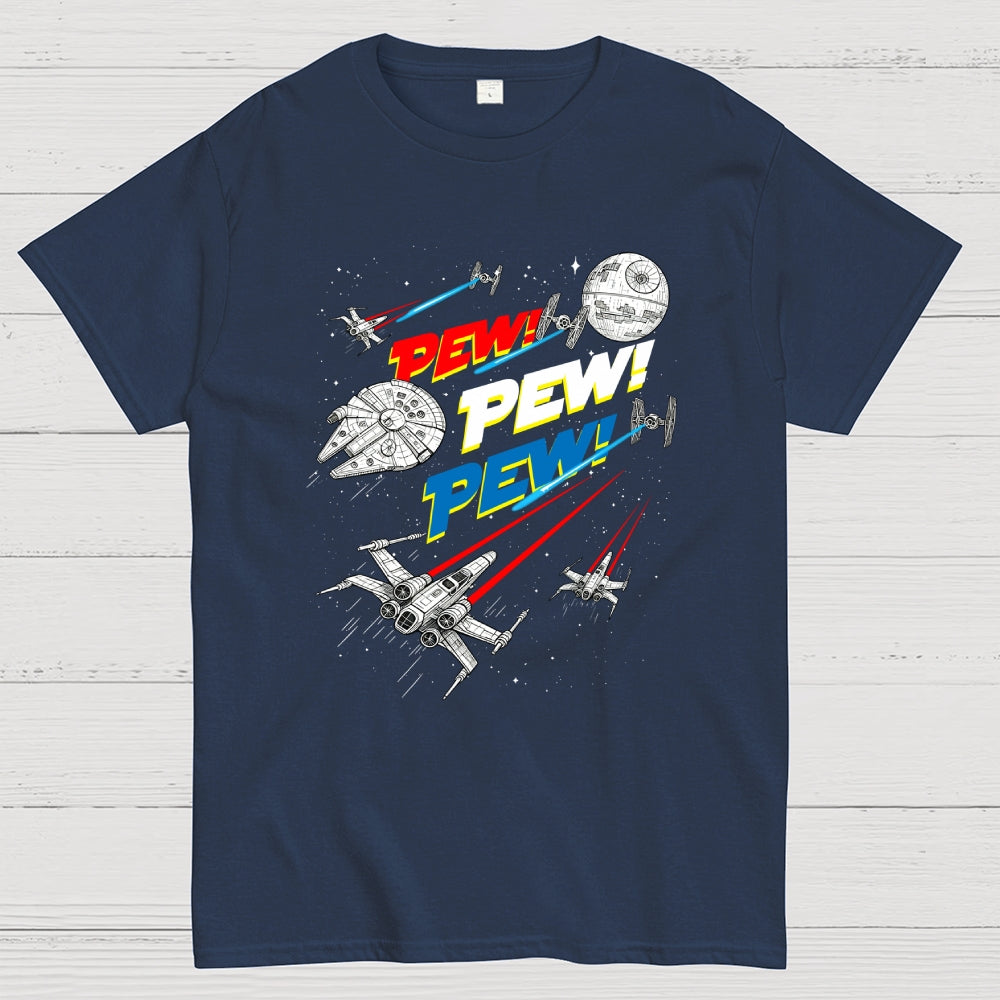 Pew Pew Pew Galaxy Patrol  T-Shirt