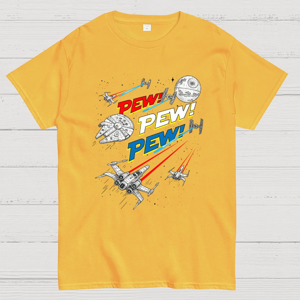 Pew Pew Pew Galaxy Patrol  T-Shirt