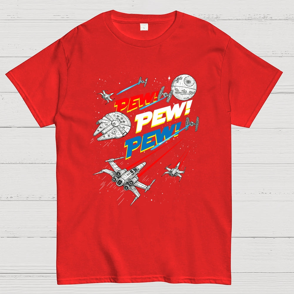 Pew Pew Pew Galaxy Patrol  T-Shirt