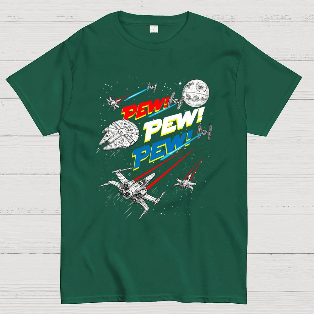 Pew Pew Pew Galaxy Patrol  T-Shirt