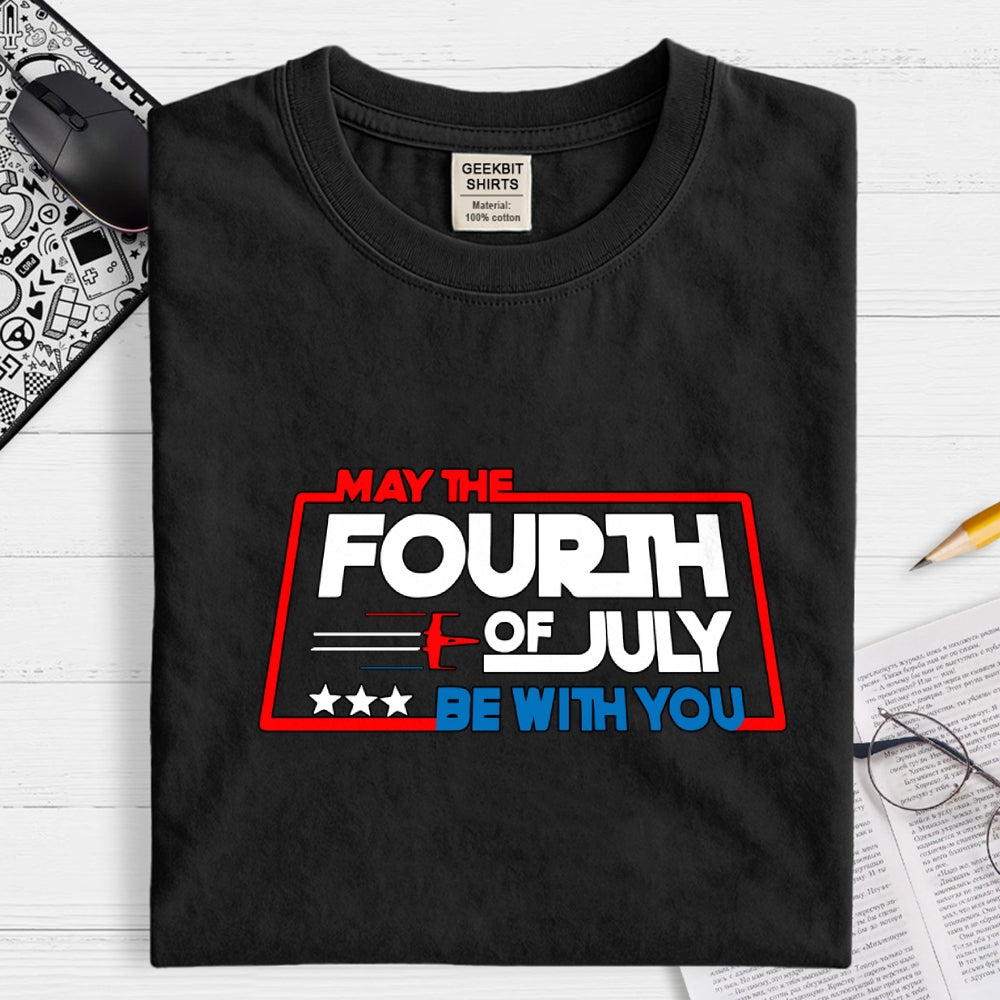 May the 4th of July be with you  T-Shirt