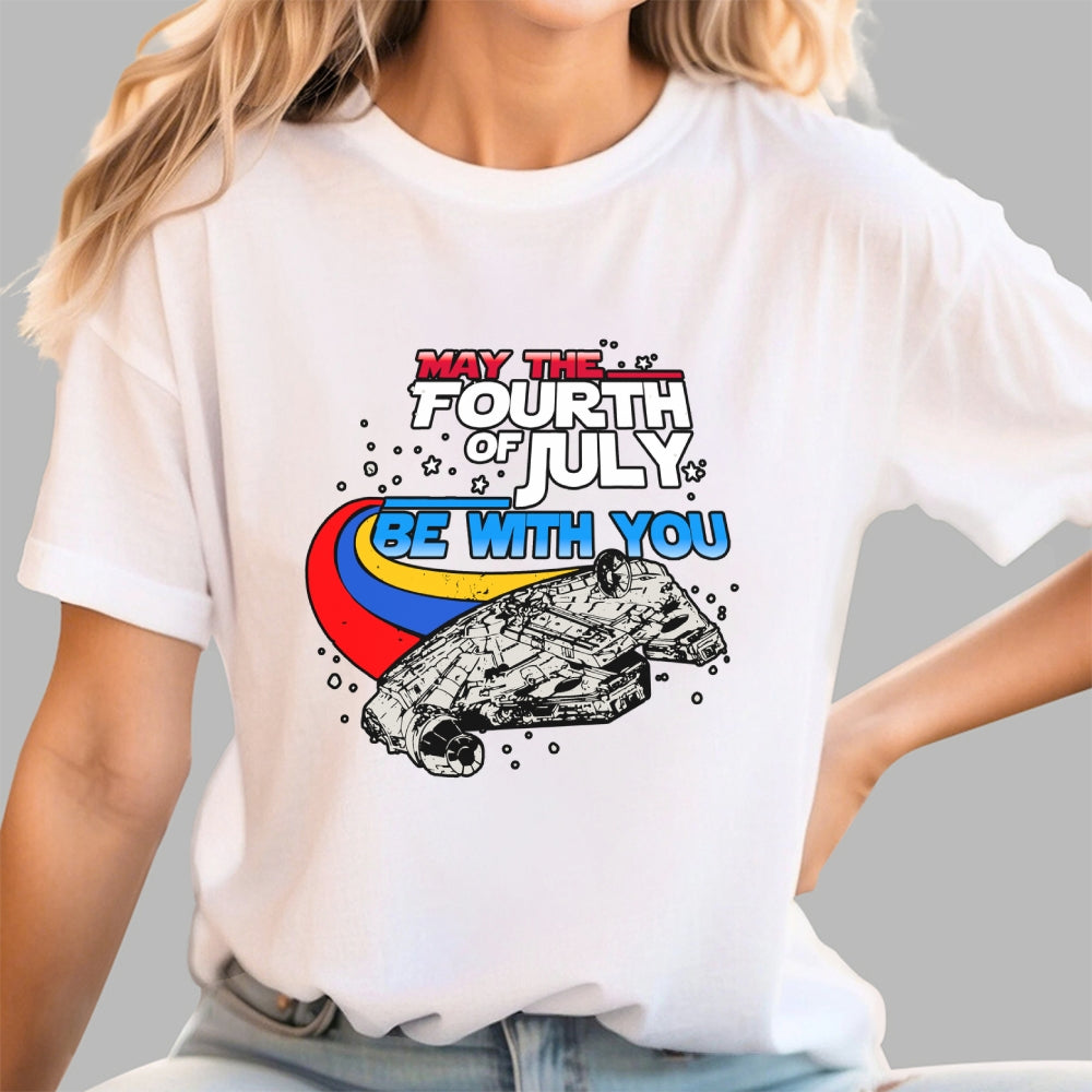 May the 4th of July be with you  T-Shirt