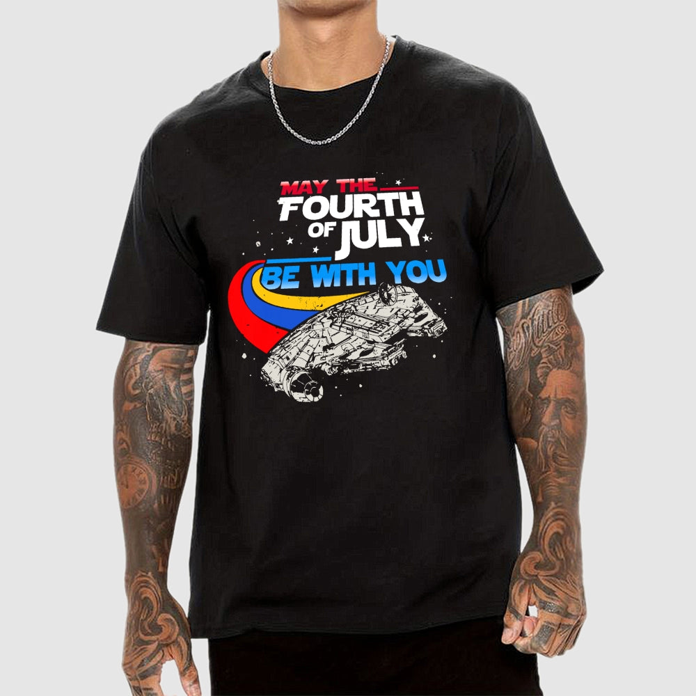 May the 4th of July be with you  T-Shirt