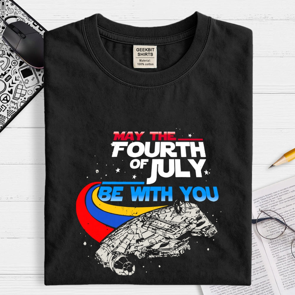 May the 4th of July be with you  T-Shirt