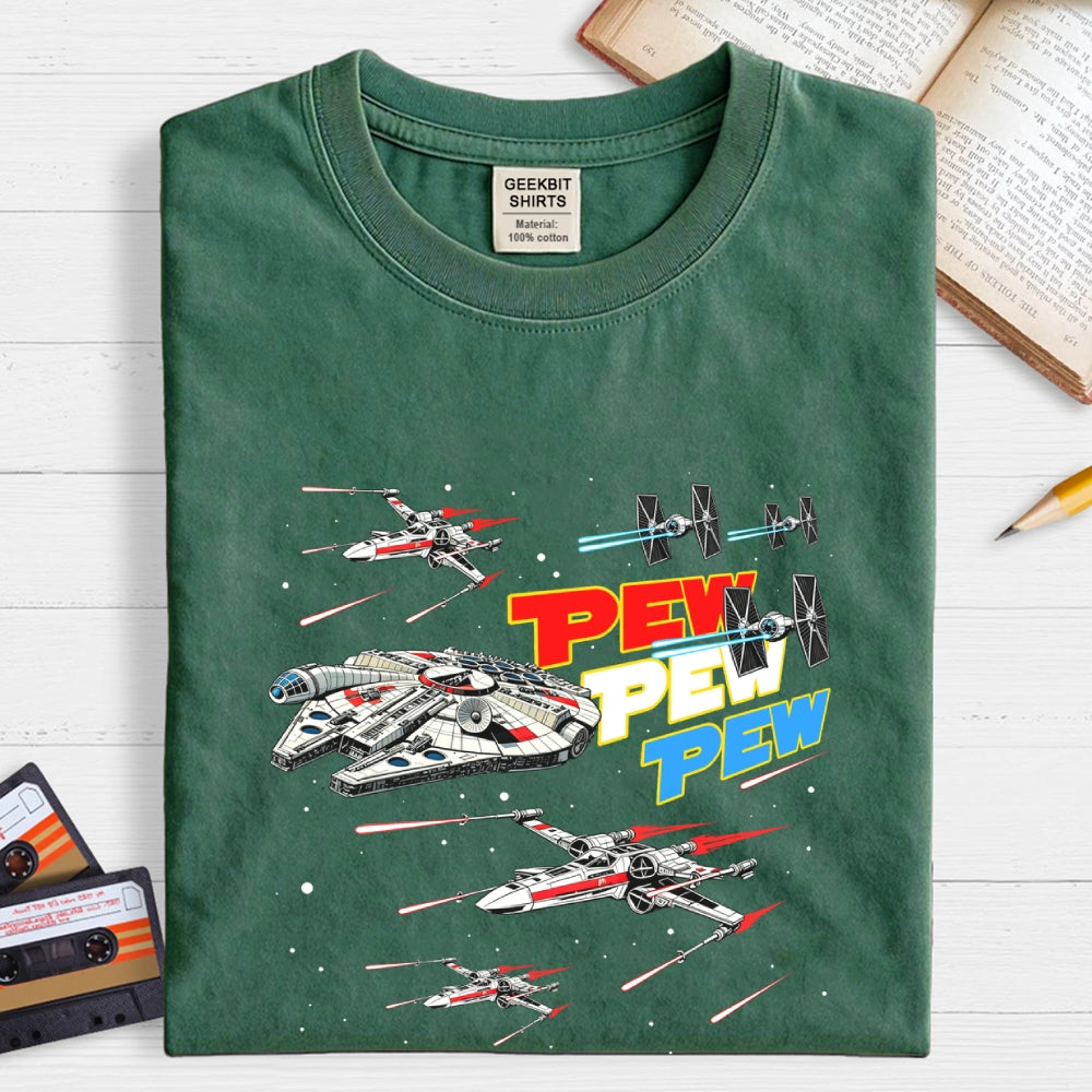Red White and Pew Pew Pew  T-Shirt
