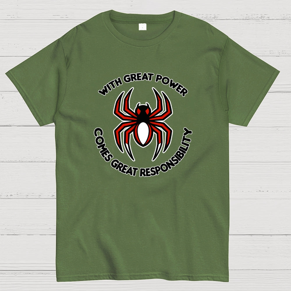 With Great Power Comes Great Responsibility Art Print  T-Shirt