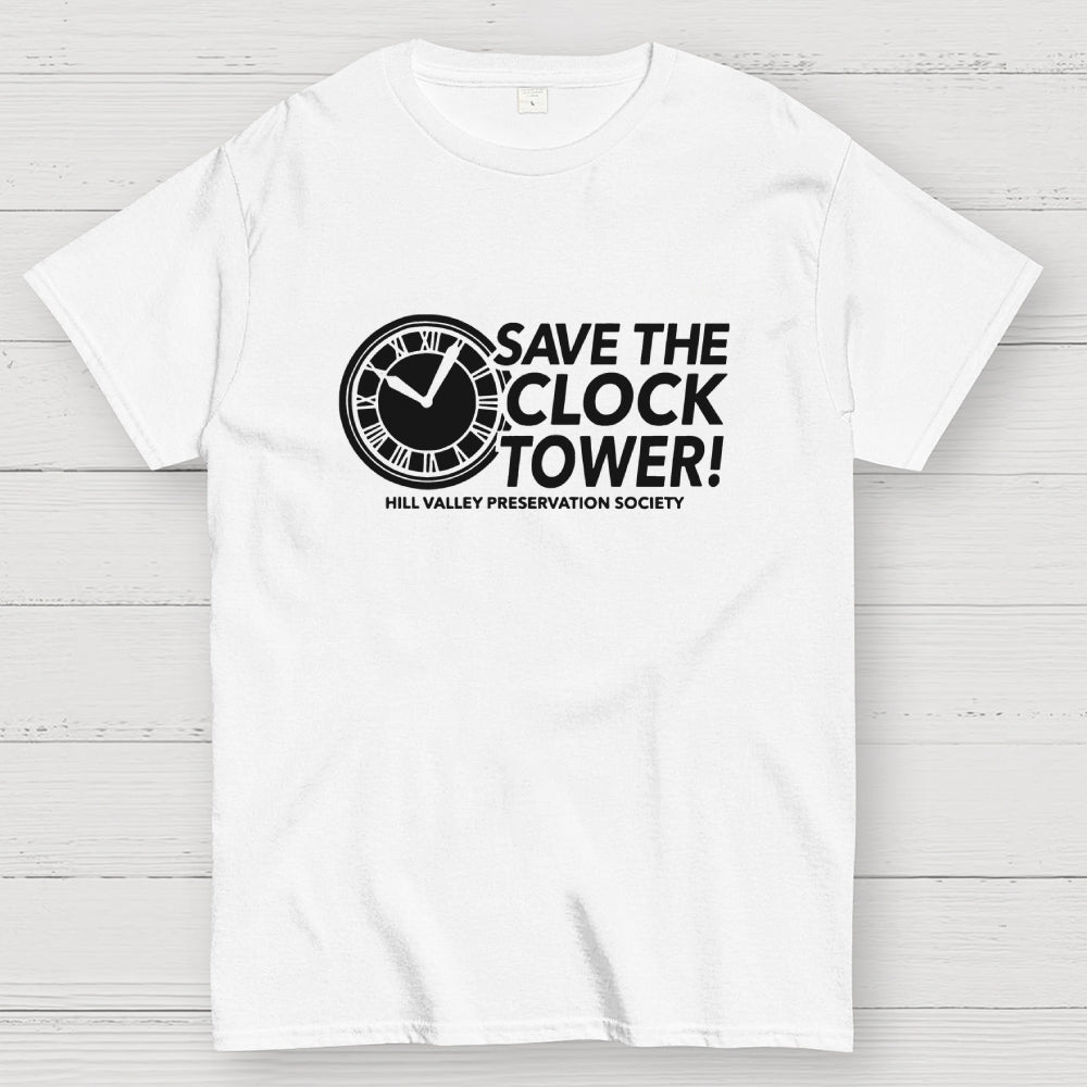 TheRetroTee Save The Clock Tower  T-Shirt