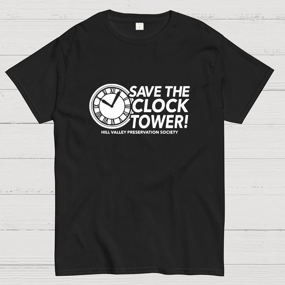 TheRetroTee Save The Clock Tower  T-Shirt