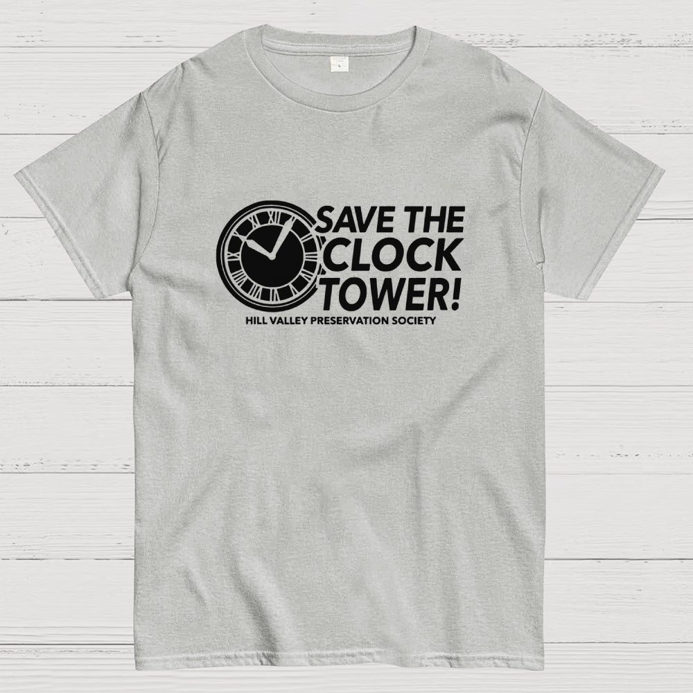 TheRetroTee Save The Clock Tower  T-Shirt