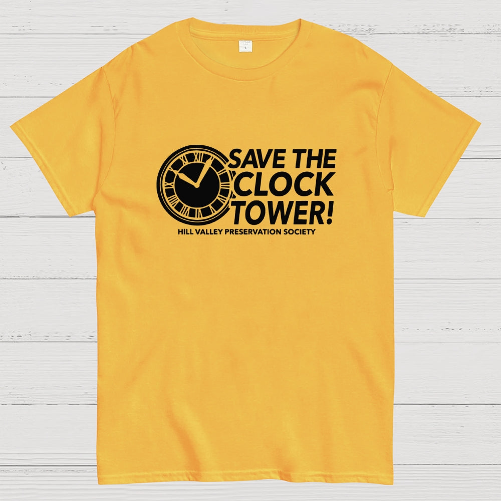 TheRetroTee Save The Clock Tower  T-Shirt