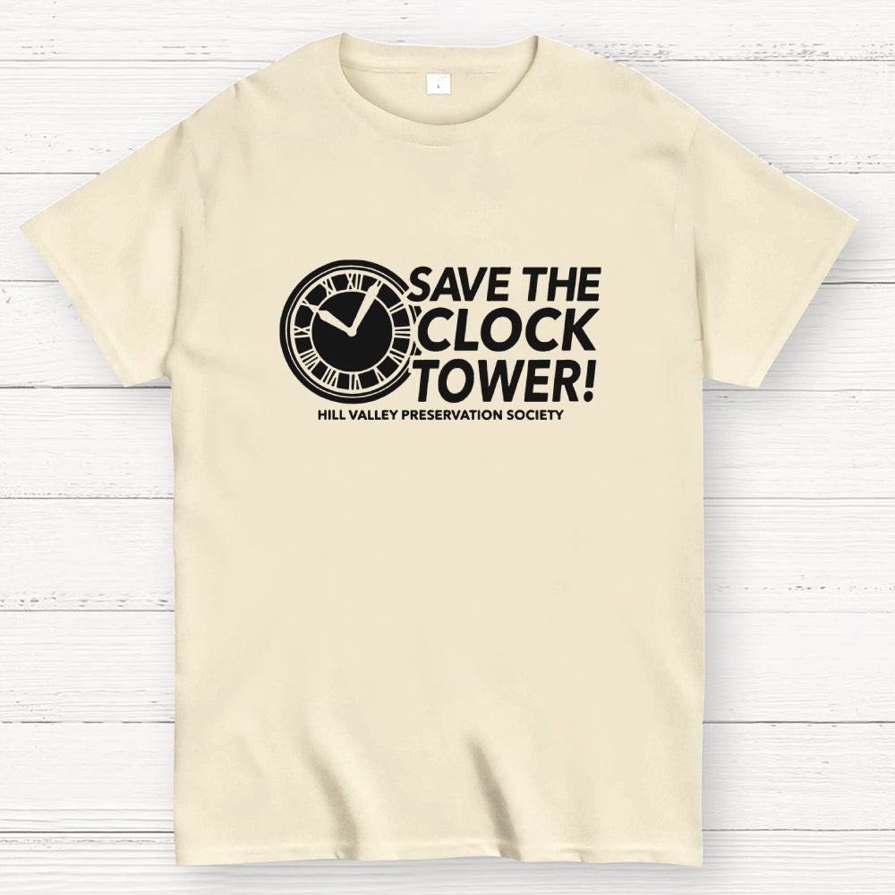 TheRetroTee Save The Clock Tower  T-Shirt