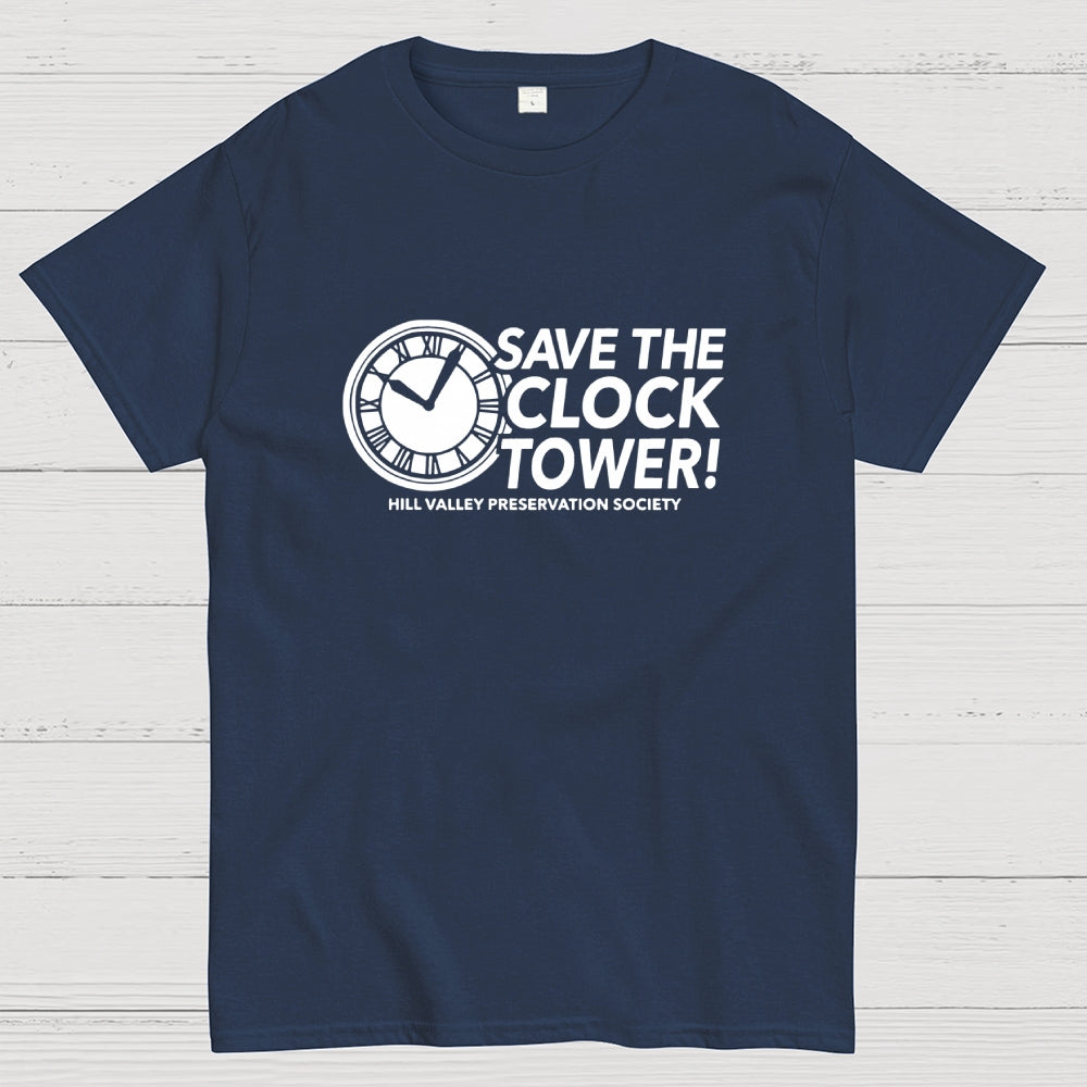 TheRetroTee Save The Clock Tower  T-Shirt